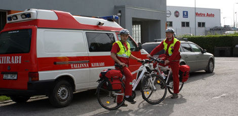 Jalgrattakiirabi: üle 4600 kilomeetri ning 267 patsienti